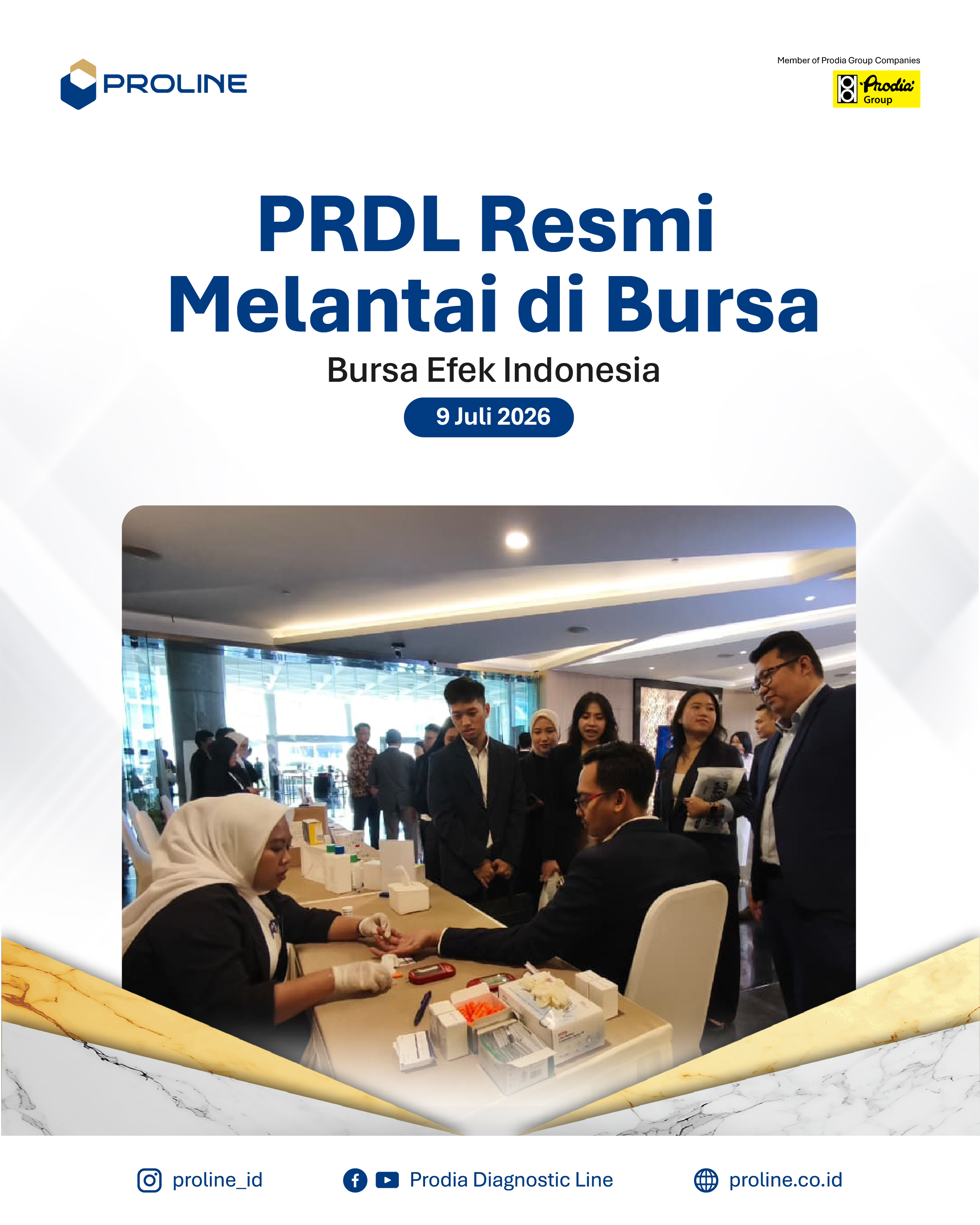 PT Prodia Diagnostic Line Tbk Melantai di Bursa_10