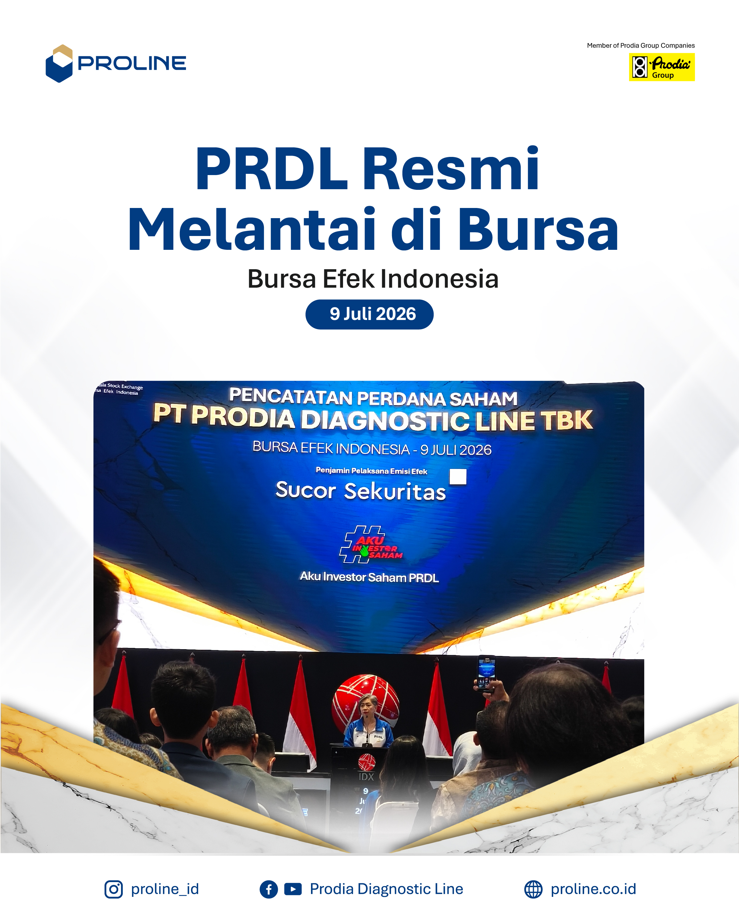 PT Prodia Diagnostic Line Tbk Melantai di Bursa_2