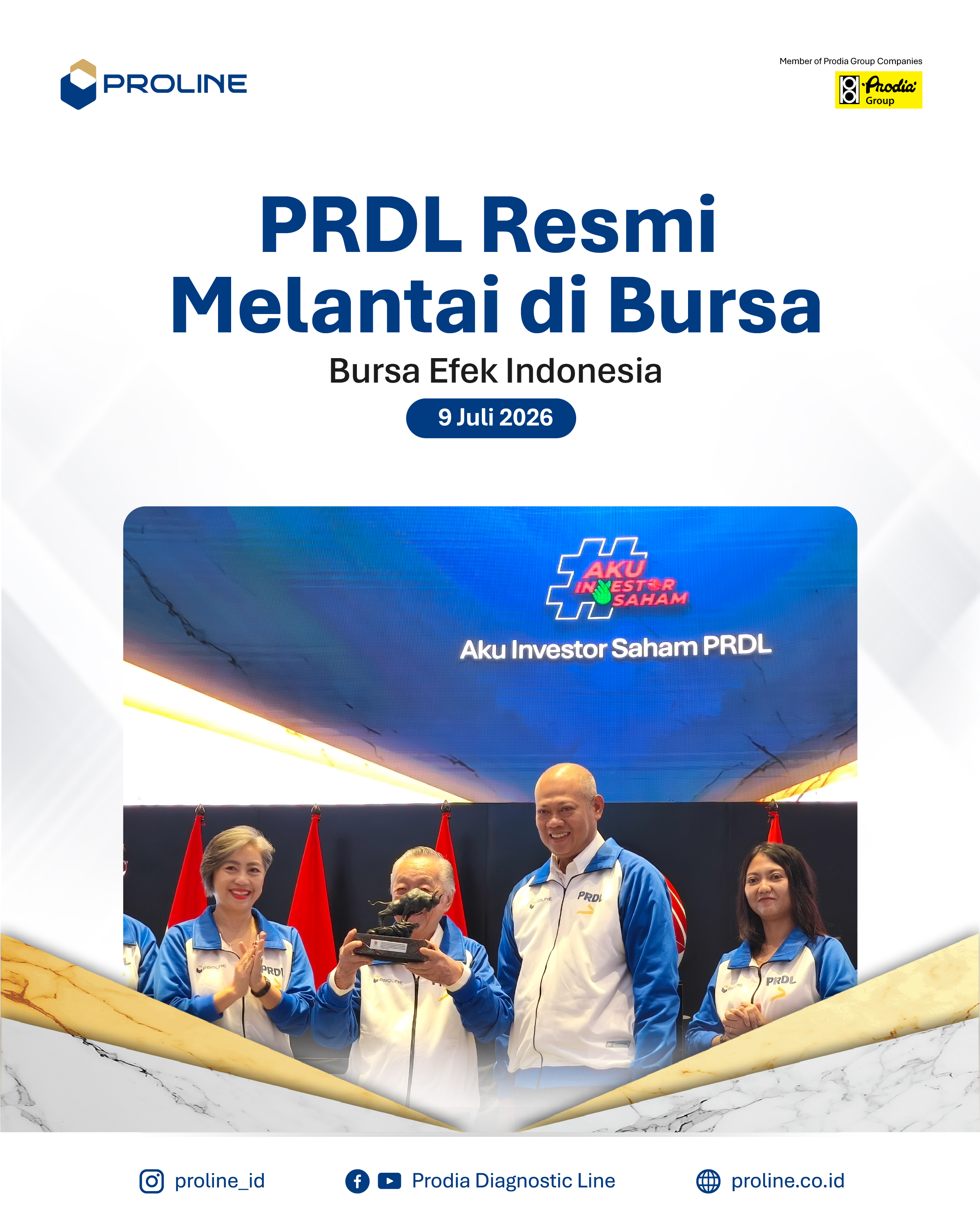 PT Prodia Diagnostic Line Tbk Melantai di Bursa_6