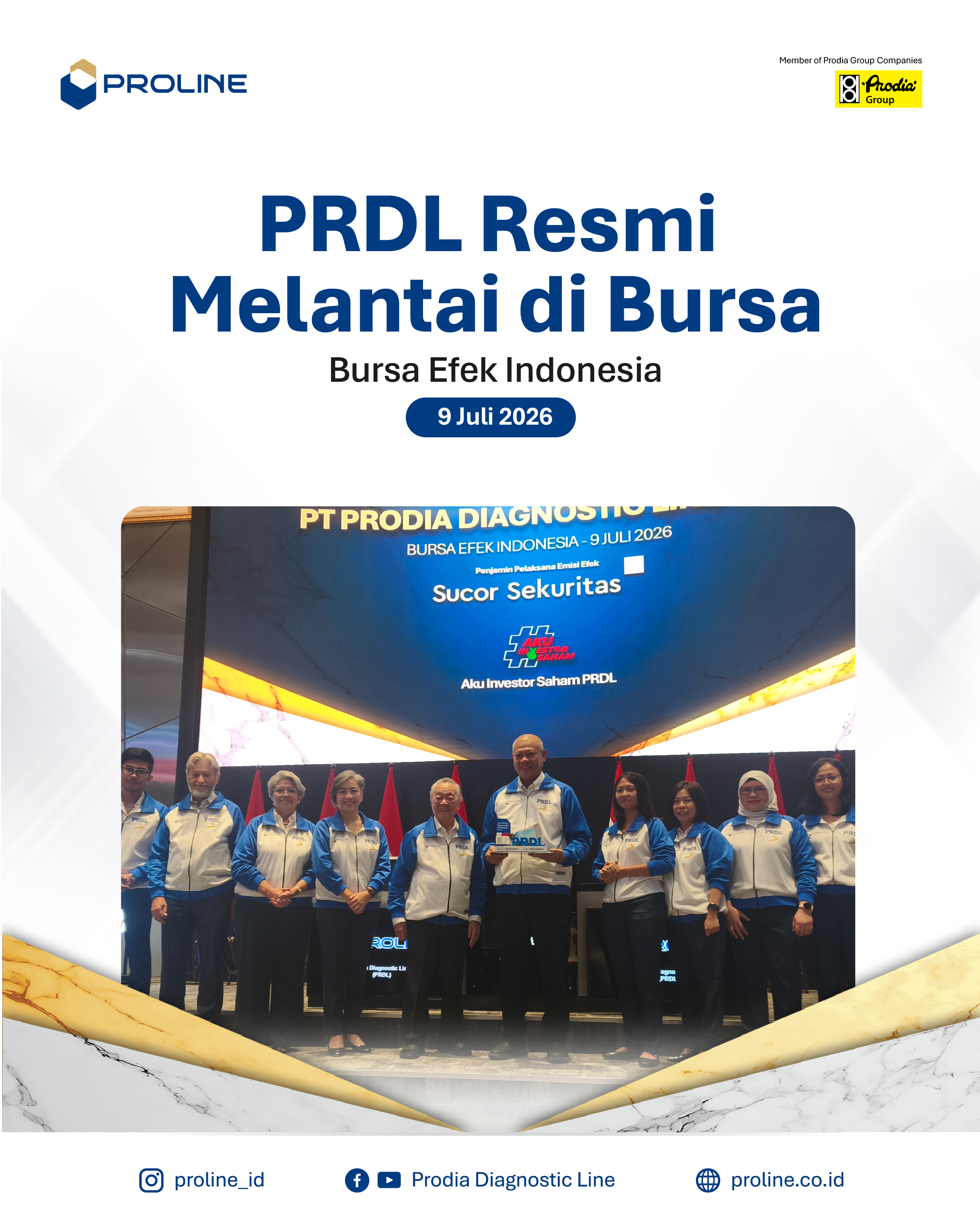 PT Prodia Diagnostic Line Tbk Melantai di Bursa_7